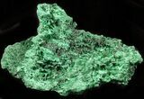 Silky Fibrous Malachite Crystal Cluster - Congo #45328-1